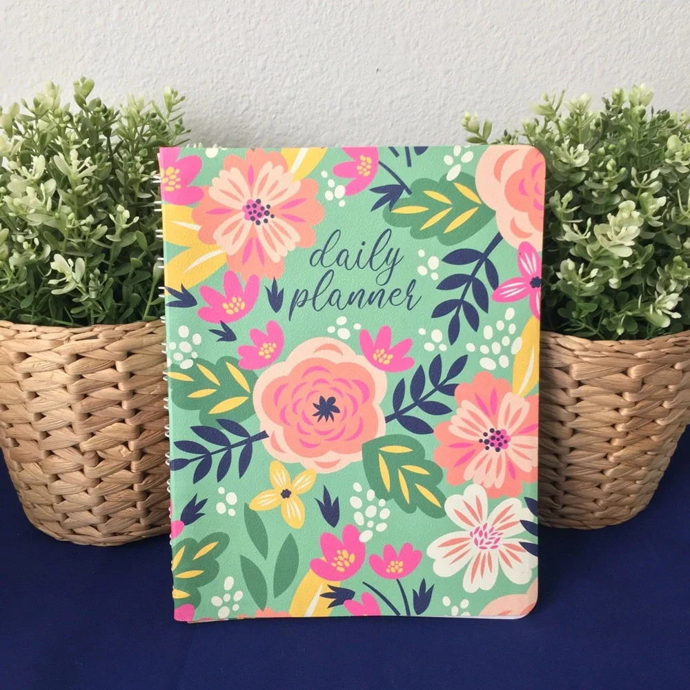 Spiral Daily Planner And 5pc. Sticker Sheets
